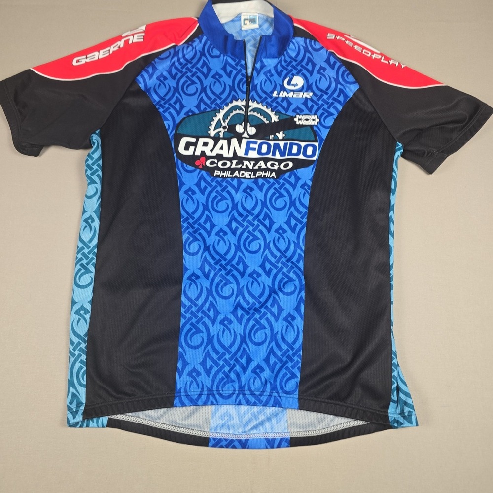 Biemme Men L Gran Fondo Colnago Philadelphia Cycling Jersey Short Sleeve Italy